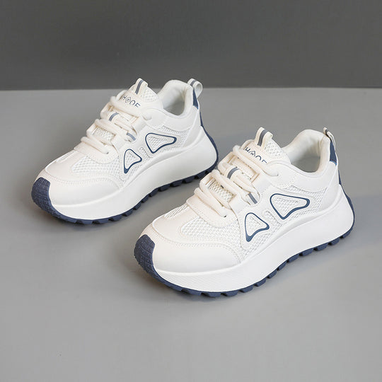 Damen Sportliche Sneakers mit atmungsaktiver Mesh-Oberfläche und stoßdämpfender Sohle R&B