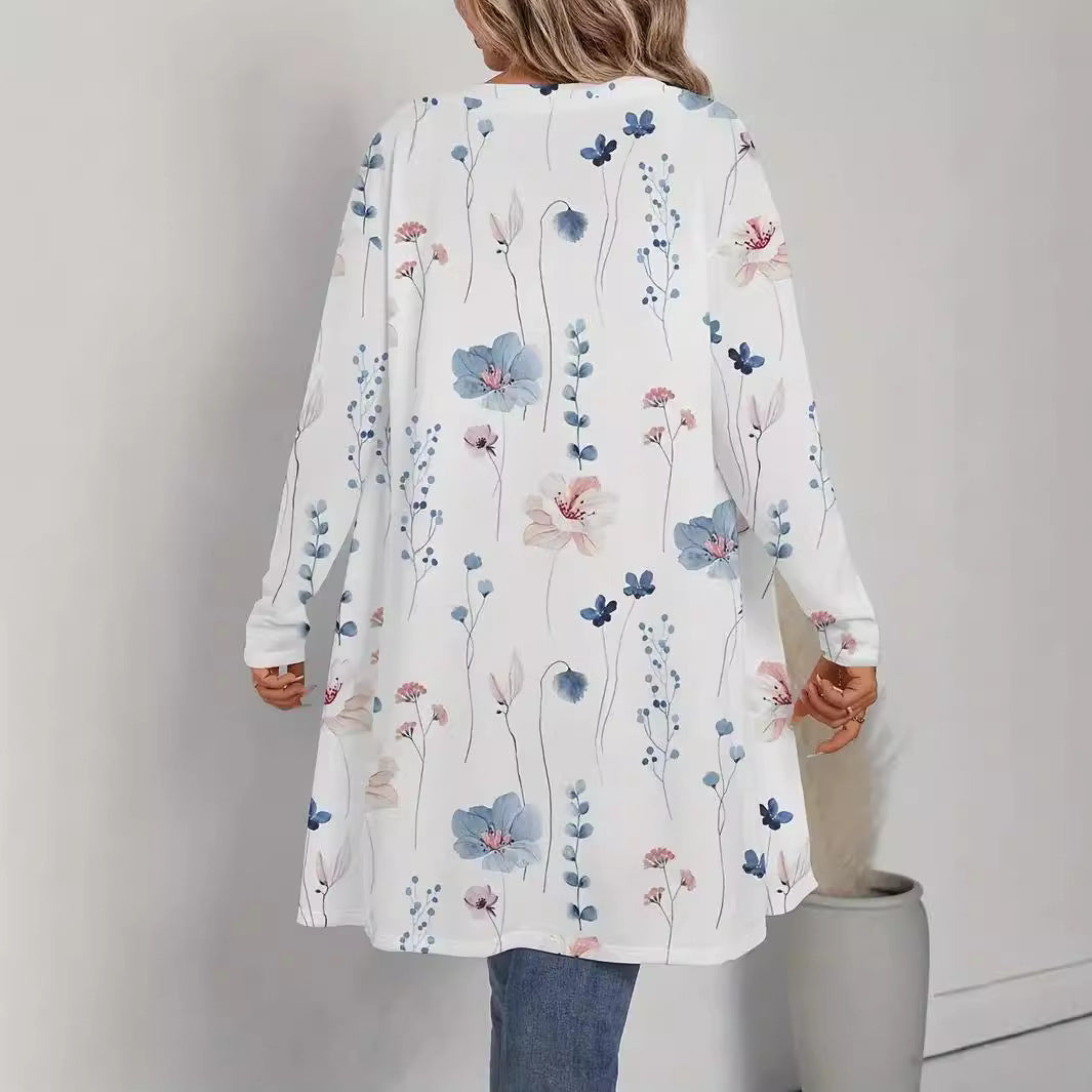 Damen Florale Kimono-Jacke R&B