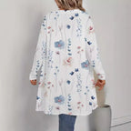 Damen Florale Kimono-Jacke