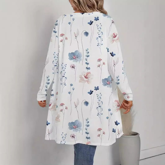 Damen Florale Kimono-Jacke R&B