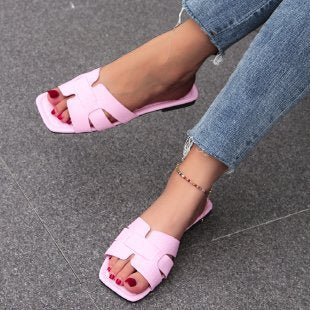 Damen bequeme und elegante Fußbettsandalen R&B