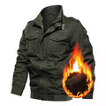 Herren Winterjacke mit funktionalen Taschen und warmem Futter