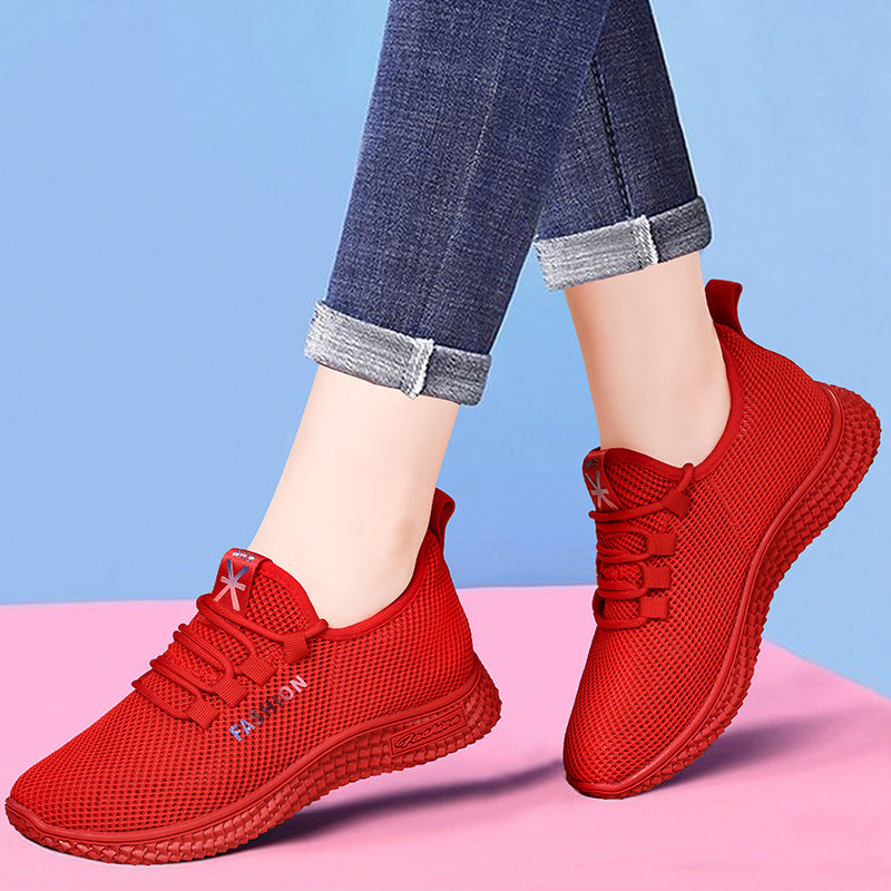 Damen Atmungsaktive Freizeitsneaker mit flexibler Sohle und modischem Mesh-Obermaterial R&B