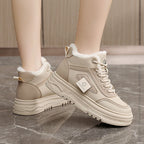 Damen Warmgefütterte High-Top Sneakers mit sportlichem Design R&B