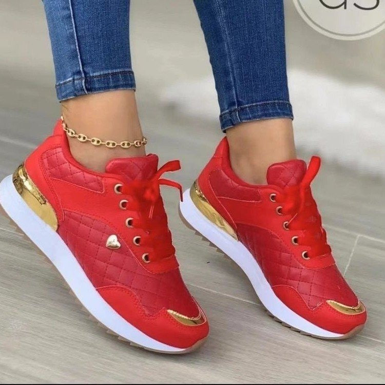 Damen Sportliche Sneakers mit modischen Akzenten und komfortabler Dämpfung R&B