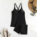 Damen Sportliches Tankini-Set mit verstellbaren Trägern und figurformendem Schnitt R&B