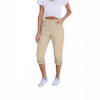 Damen Cargo-Hosen mit elastischem Bund und praktischen Taschen R&B