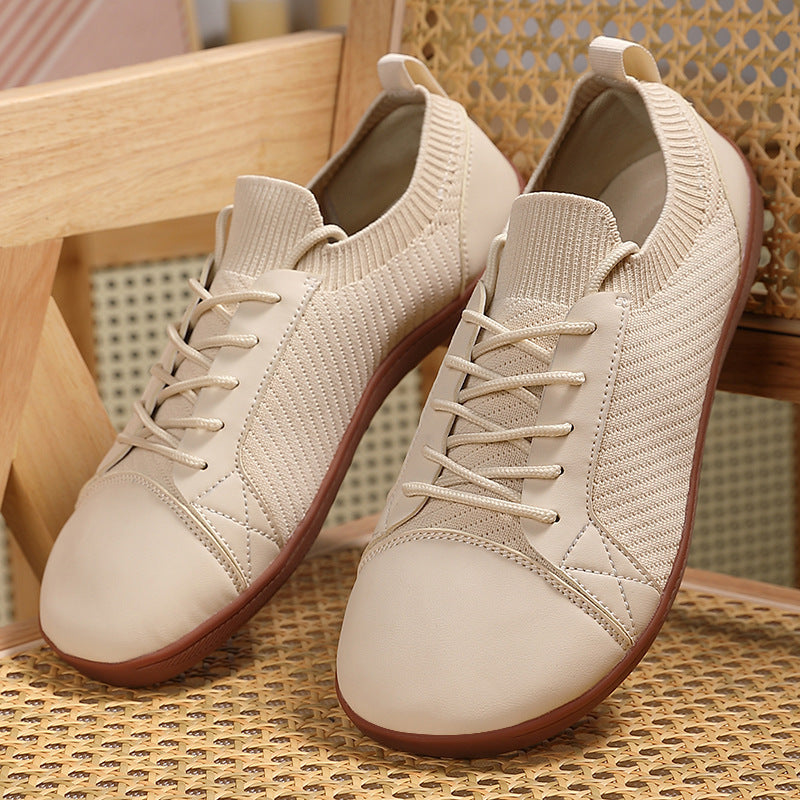 Damen nan gestrickte Schlupfsneaker mit elastischem Schaft und gepolsterter Komfortsohle R&B