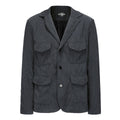 Herren leichte Cordjacke mit praktischen Taschen und modernem Design R&B
