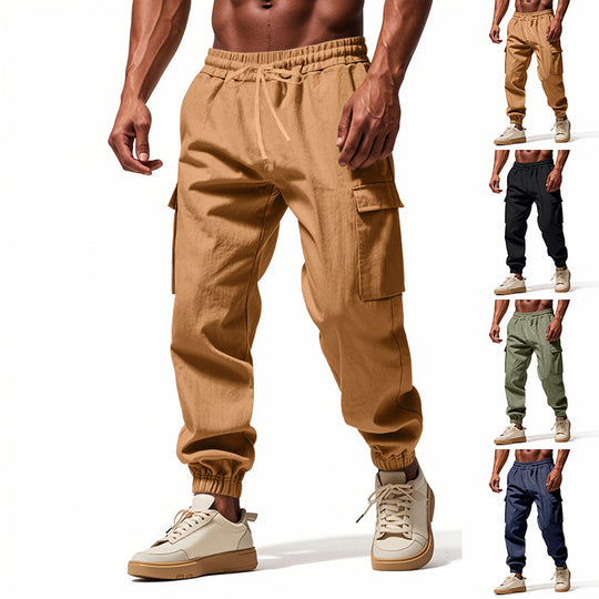 Herren Cargo-Hose mit elastischem Bund und praktischen Seitentaschen R&B