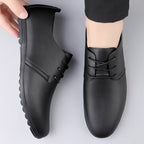 Damen Elegante Schnürschuhe aus hochwertigem Leder mit rutschfester Sohle