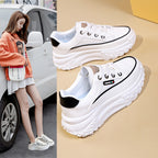 Damen modische Plateau-Sneaker mit ergonomischer Dämpfung und rutschfester Sohle R&B