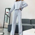 Damen lässiges Crop-Top und weite Sporthose R&B