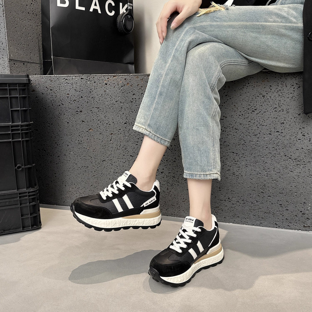 Damen Sportliche Chunky Sneakers mit hochwertigem Obermaterial und dämpfender Sohle R&B