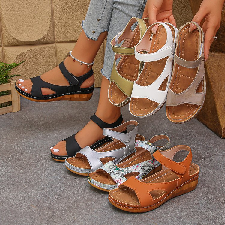 Damen Komfortable Sandalen mit atmungsaktiven Riemen R&B