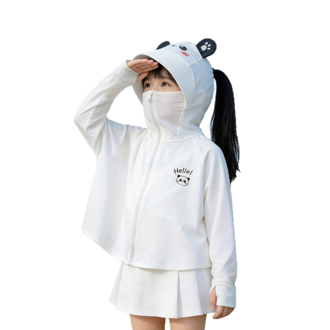 Jungen atmungsaktive Kapuzenjacke mit UV-Schutz R&B