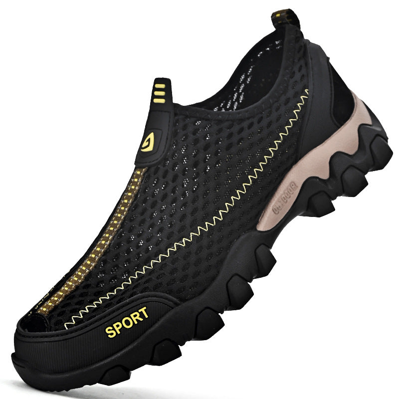 Damen Sportliche atmungsaktive Fitnessschuhe mit rutschfester Sohle R&B