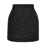 Damen modischer Minirrock mit elegantem Animal-Print und hochwertiger Verarbeitung R&B