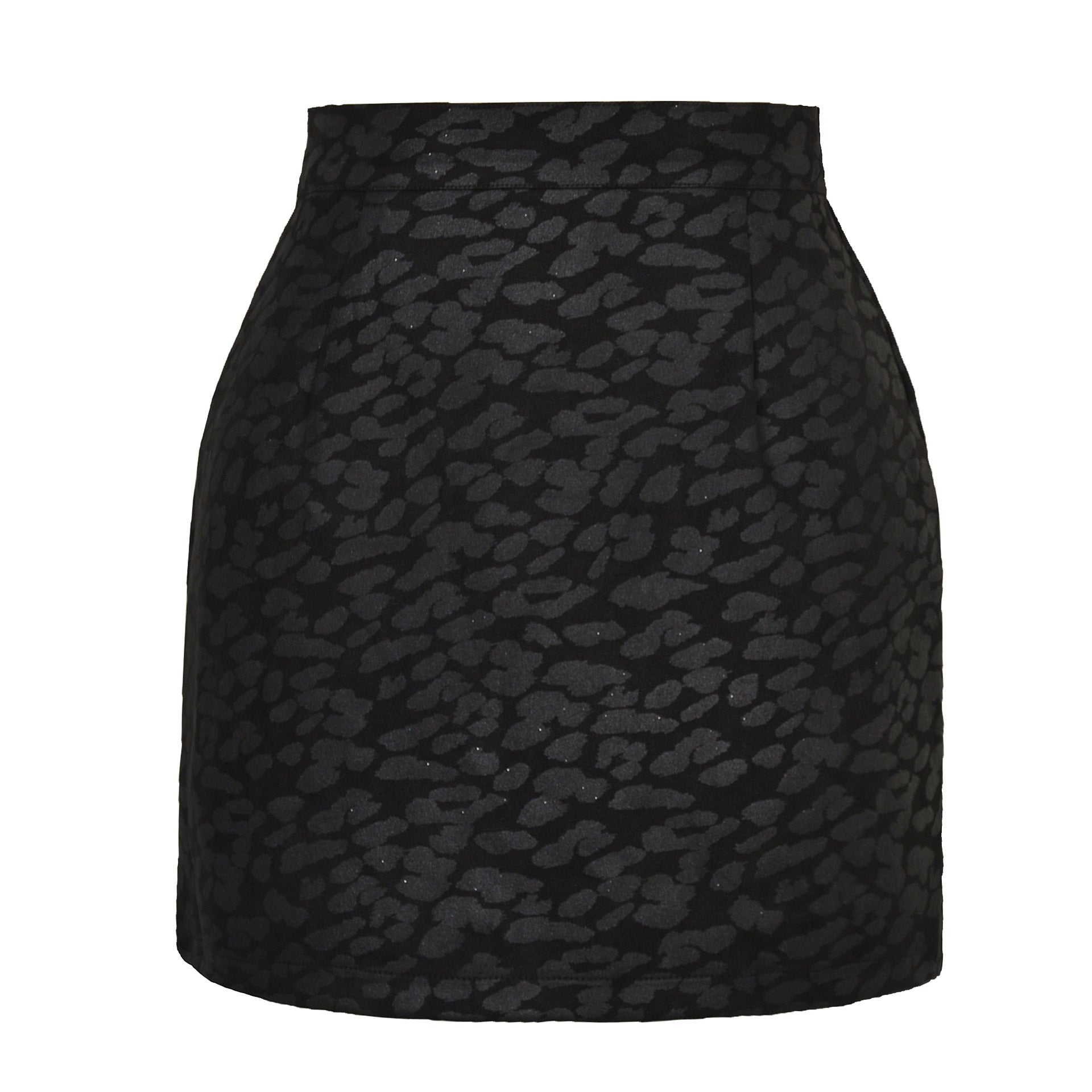 Damen modischer Minirrock mit elegantem Animal-Print und hochwertiger Verarbeitung R&B