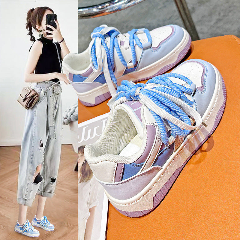 Damen modische Sneakers mit sportlicher rutschfester Sohle und atmungsaktiver Struktur R&B