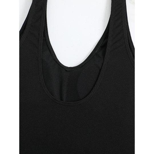 Damen Einteiler Badeanzug mit elegantem V-Ausschnitt und figurformendem Schnitt R&B