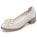 Damen Komfortable Cut-Out Ballerinas