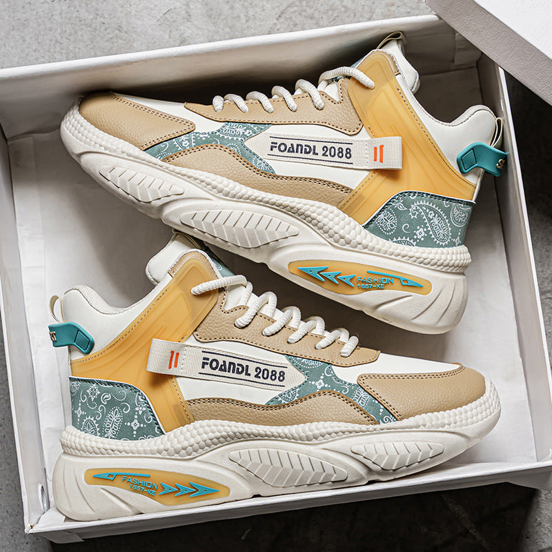 Damen Modische High-Top Sneakers mit innovativer Dämpfungstechnologie und einzigartigem Design R&B