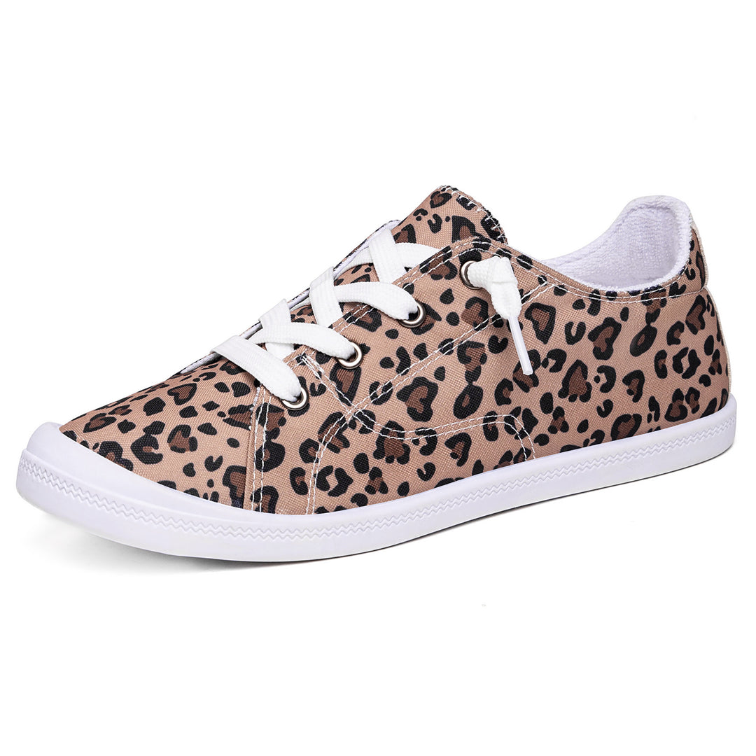 Damen Bequeme Canvas Sneakers mit atmungsaktiver Innensohle R&B