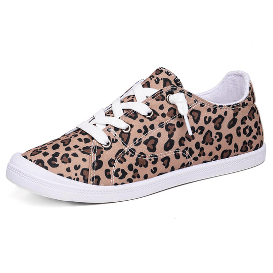 Damen Bequeme Canvas Sneakers mit atmungsaktiver Innensohle R&B