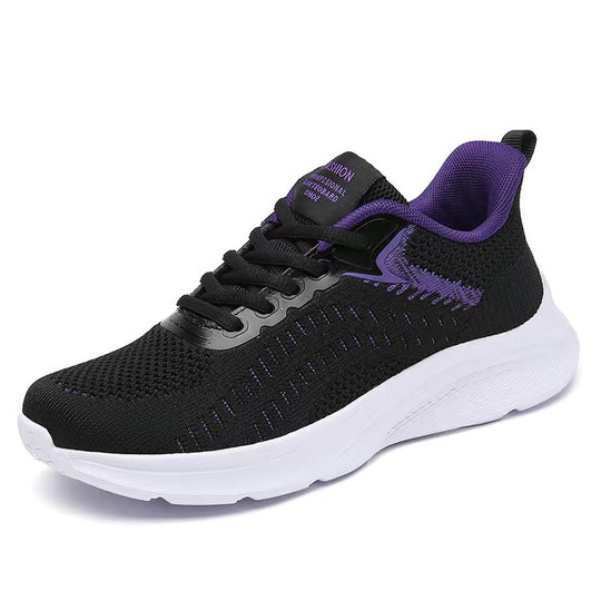 Damen Atmungsaktive Freizeitschuhe mit flexiblem Obermaterial und stoßdämpfender Sohle R&B