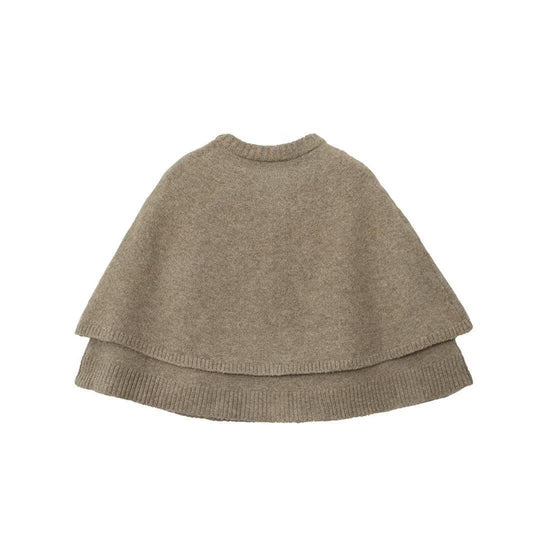 Damen modische Strickumhangjacke mit eleganten Knöpfen R&B