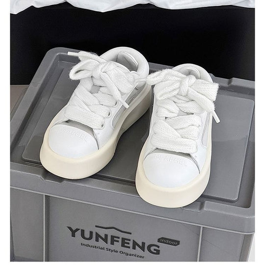 Damen modische Sneaker mit dämpfender Plateau-Sohle und stylischen Akzenten R&B