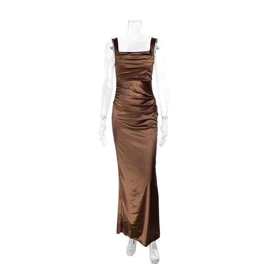 Damen Langarm Abendkleid R&B