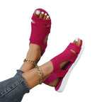 Damen Komfortable Sandalen mit atmungsaktivem Mesh-Obermaterial und rutschfester Sohle R&B