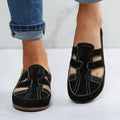 Lässige flache Cut-Out-Schuhe R&B
