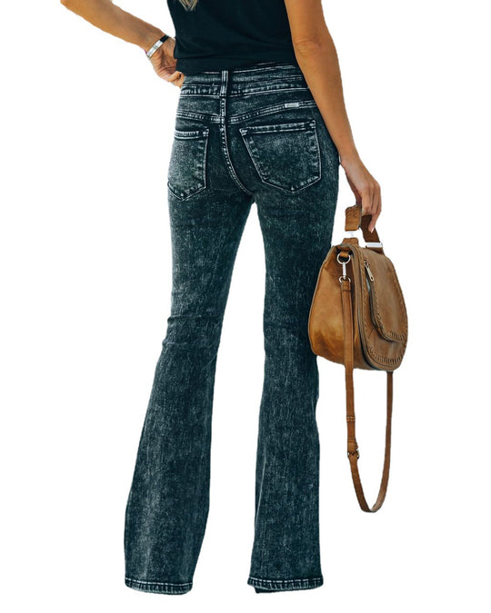 Damen Bootcut Jeans R&B
