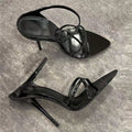 Damen elegantes Hochhackige Sandalen mit verzierten Riemen R&B