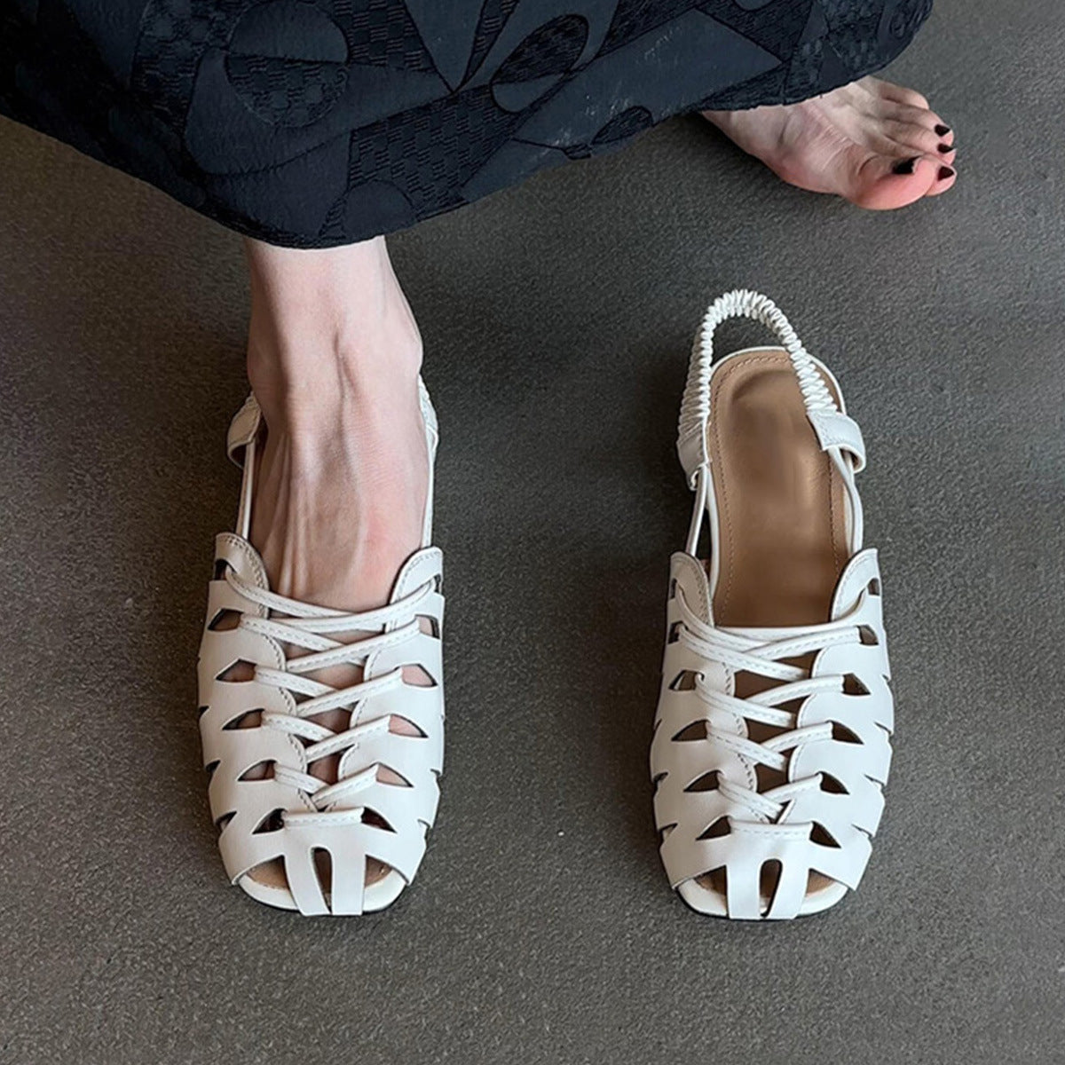 Damen Hochgelenk-Sandalen mit atmungsaktiver Oberfläche und flexiblem Fußbett R&B