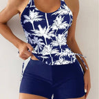 Damen Tankini-Oberteil mit sportlichen Shorts R&B