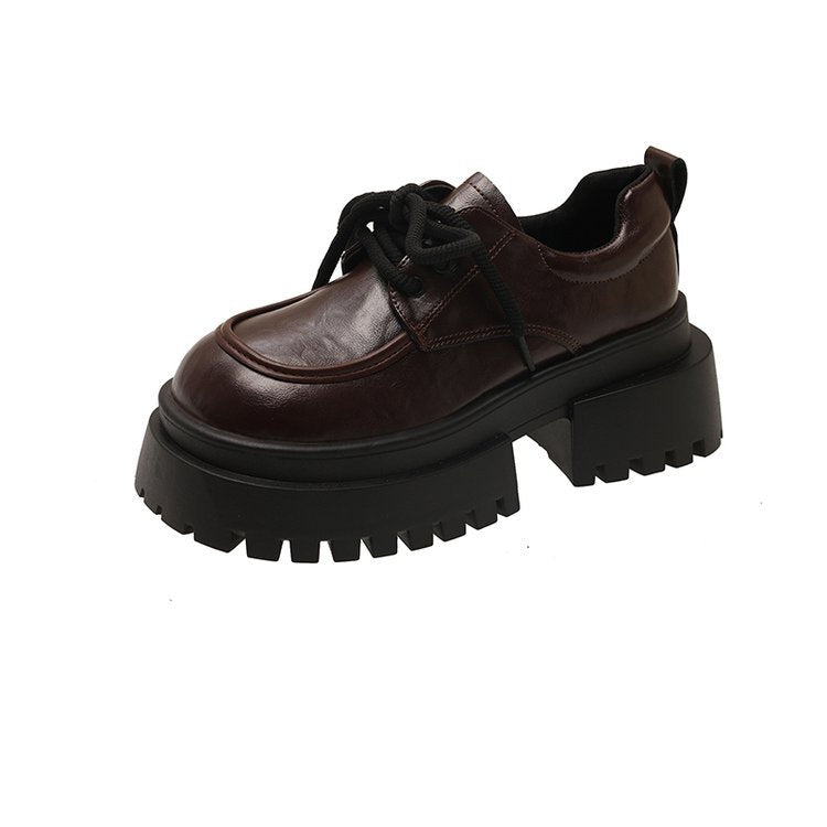 Damen Chunky Schnürschuhe mit dicker Sohle R&B