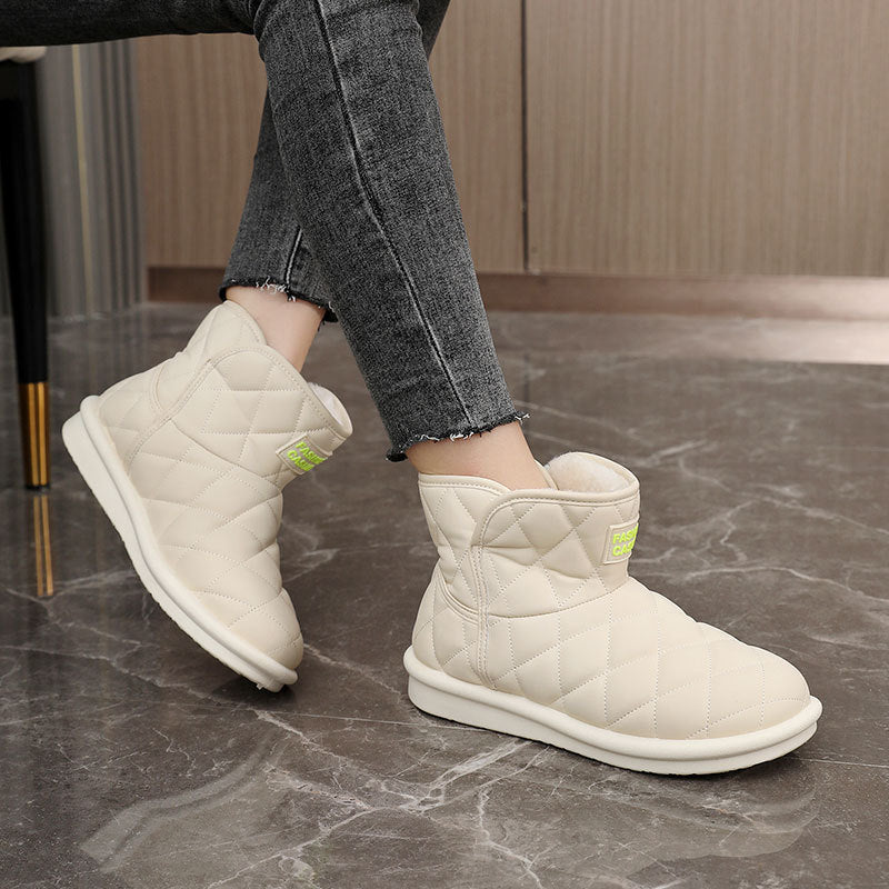 Damen warme und gefütterte Winterstiefel R&B