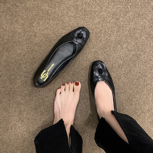 Damen Ballerinas mit floralem Dekor R&B