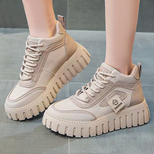Damen Sportliche Chunky Sneakers mit verstärkter Sohle und atmungsaktivem Obermaterial R&B