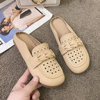 Damen Komfortable Slip-On Mokassins mit verspieltem Herzdetail