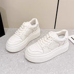 Damen Sneaker mit hohem Plateau und sportlichem Design