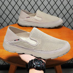 Damen Bequeme Mesh-Slipper mit elastischem Einstieg und dämpfender Sohle R&B