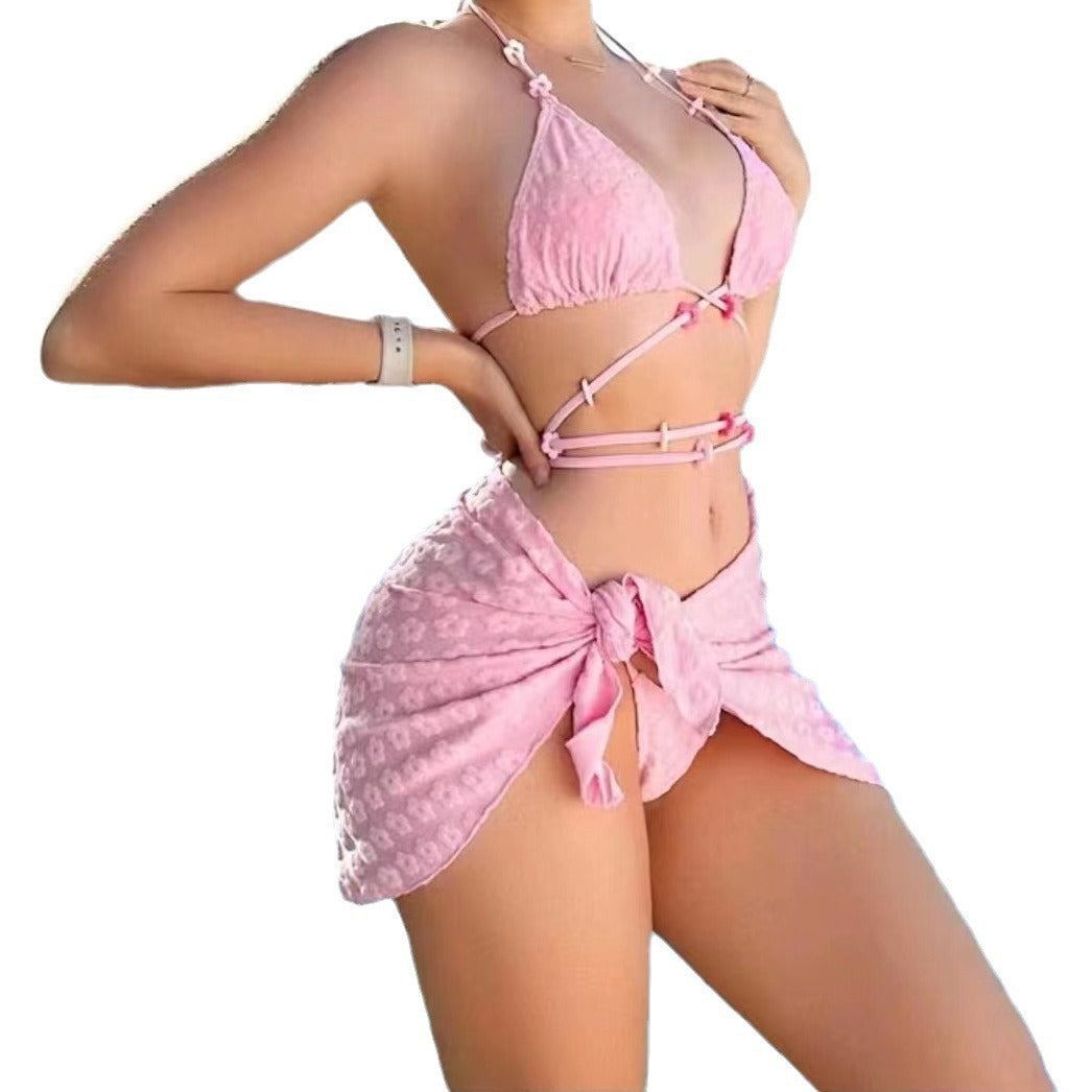Damen Bikini-Set mit innovativem Wickelrock R&B