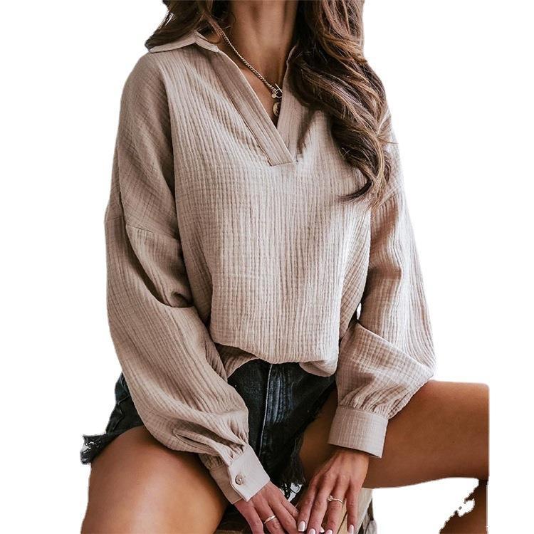 Damen lässige Hemdbluse R&B