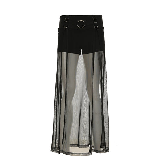 Damen Schicker Maxi-Rock mit Rüschendetails und floralen Mustern R&B