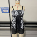 Damen Tankini-Set mit floralem Design und bequemen Shorts R&B